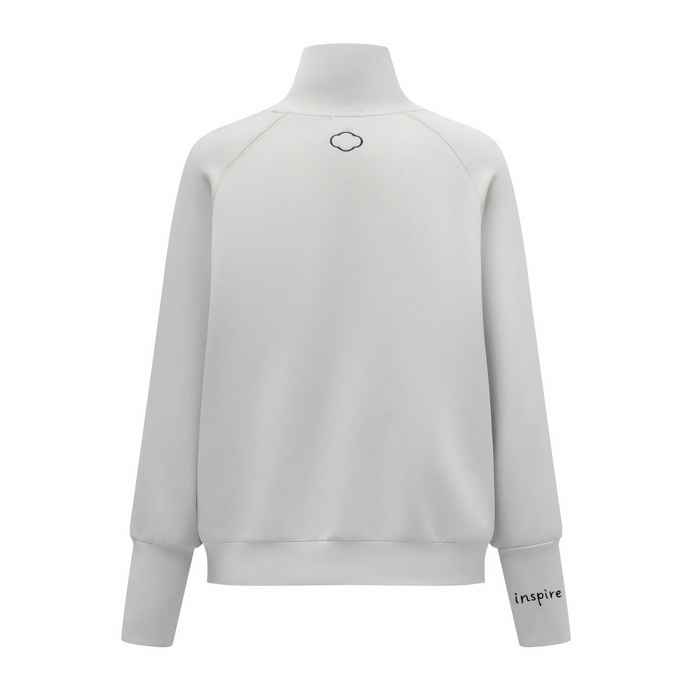 Scout Mock Neck Sweatshirt White