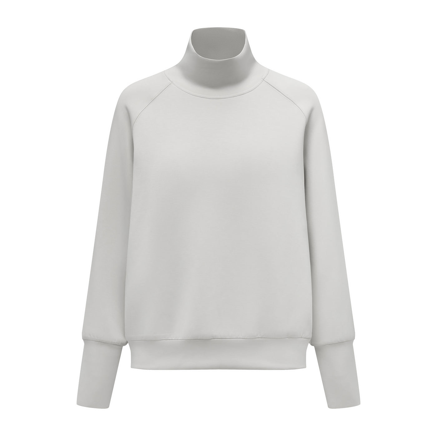 Scout Mock Neck Sweatshirt White