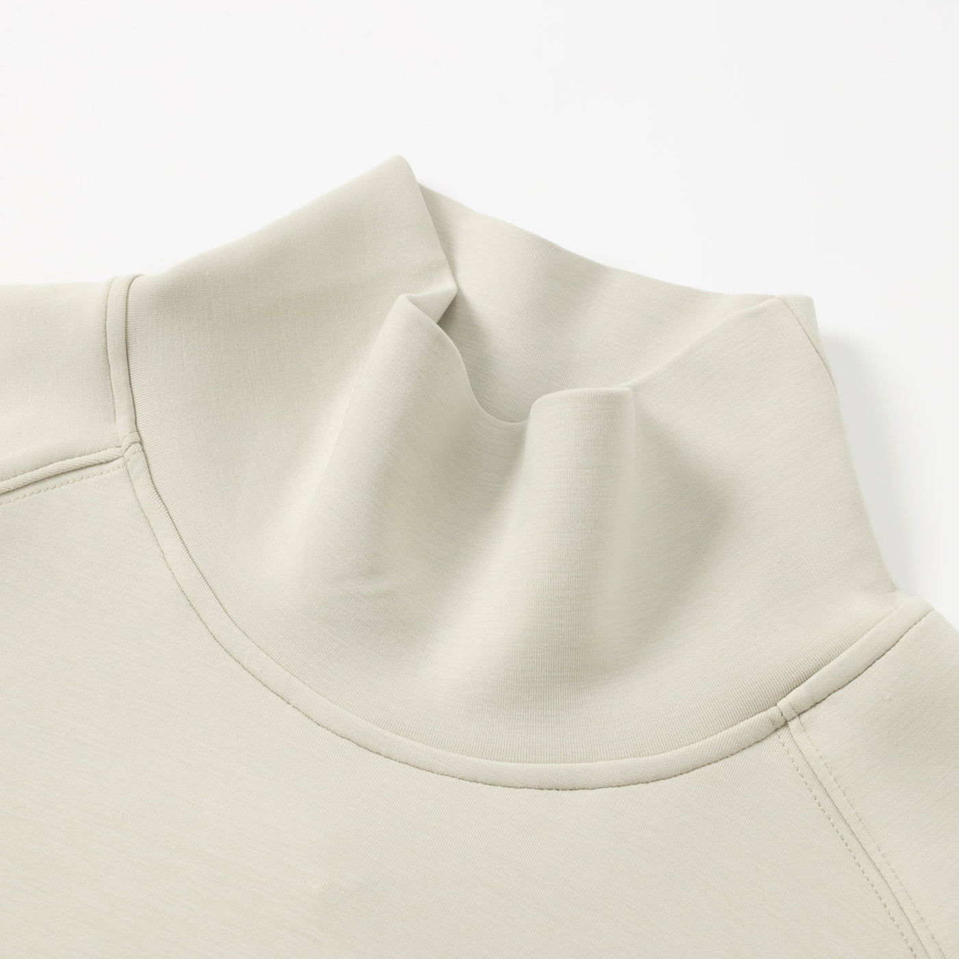Scout Mock Neck Sweatshirt White