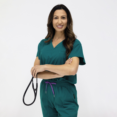 Blackwell Scrub Top Jade