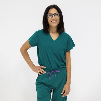 Blackwell Scrub Top Jade