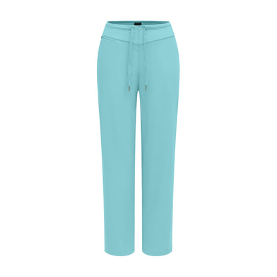 Light blue pants on a white background