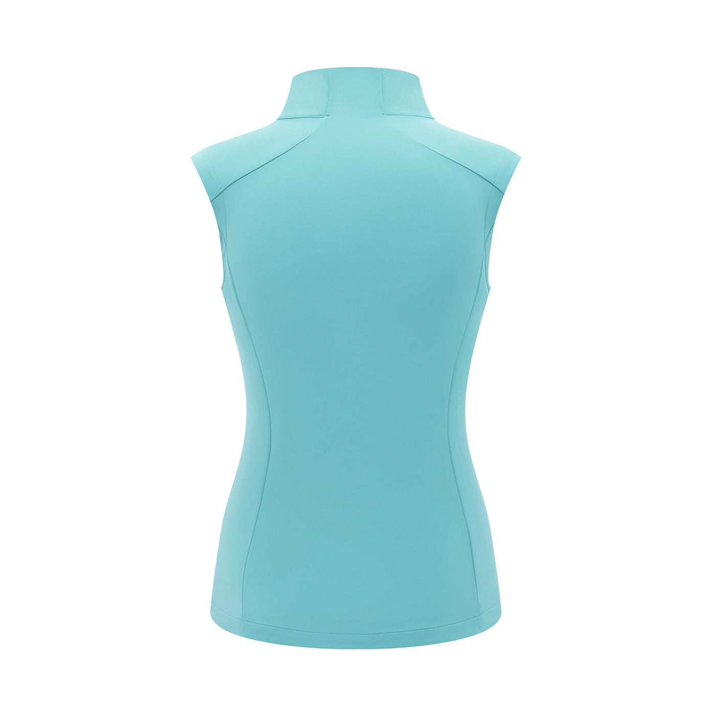 Light blue sleeveless vest on a white background